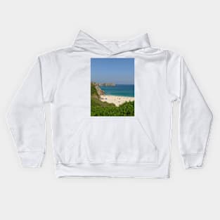 Porthcurno, Cornwall Kids Hoodie